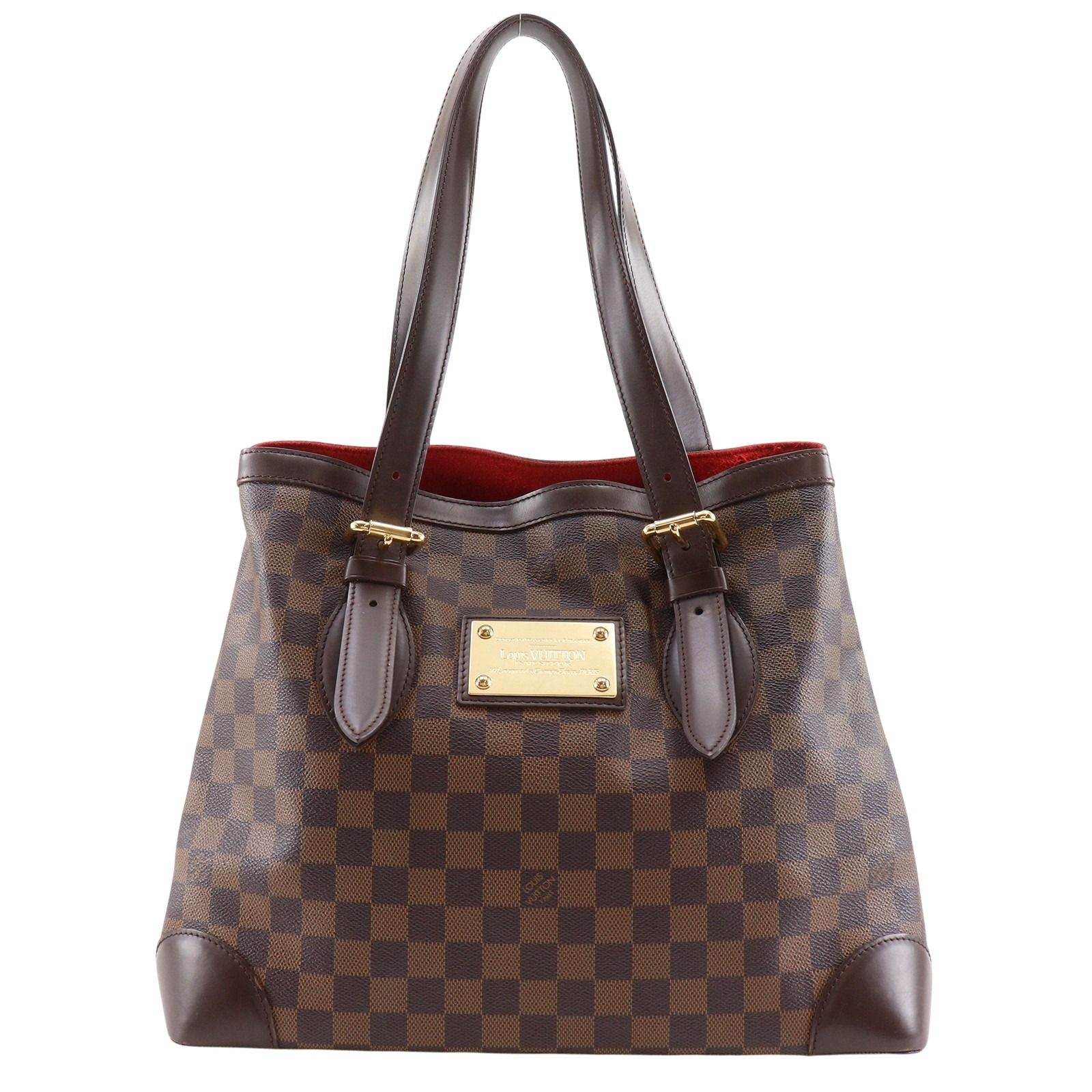 【LOUIS VUITTON】ルイ・ヴィトン ハムステッドMM N51204 ダミエキャンバス 茶 CA1057 レディース トートバッグ