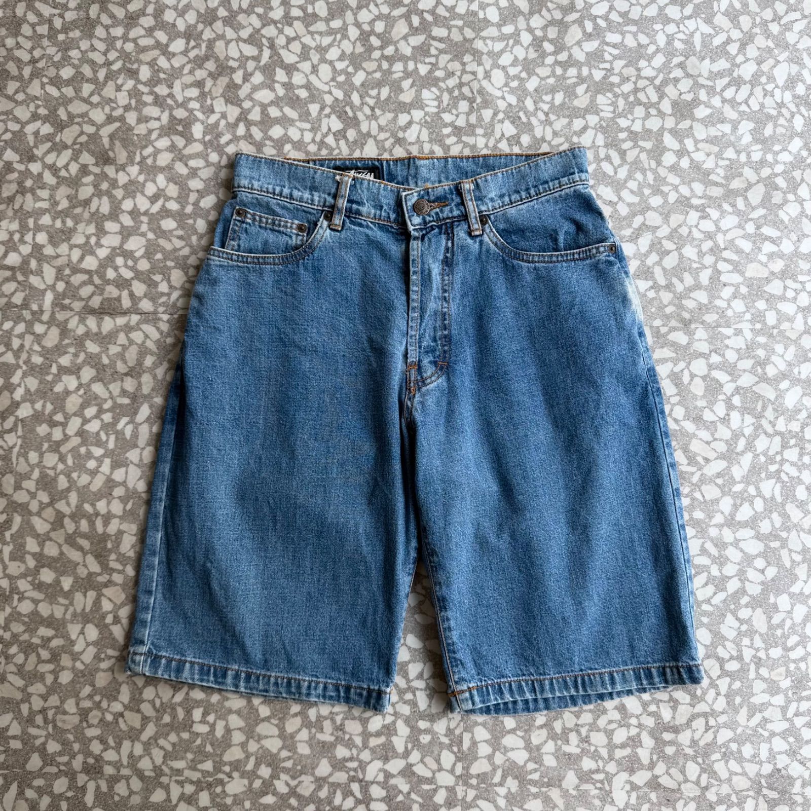 Stussy デニム デニムハーフ y2k 半ズボン old stussy オールド