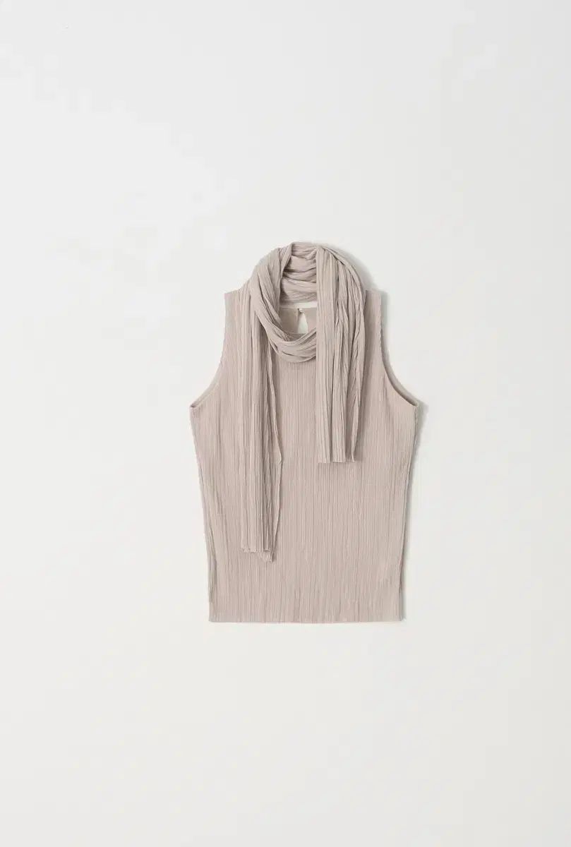 新品) アルト プリーツトップスカーフ ピーチ pleats top & scarf