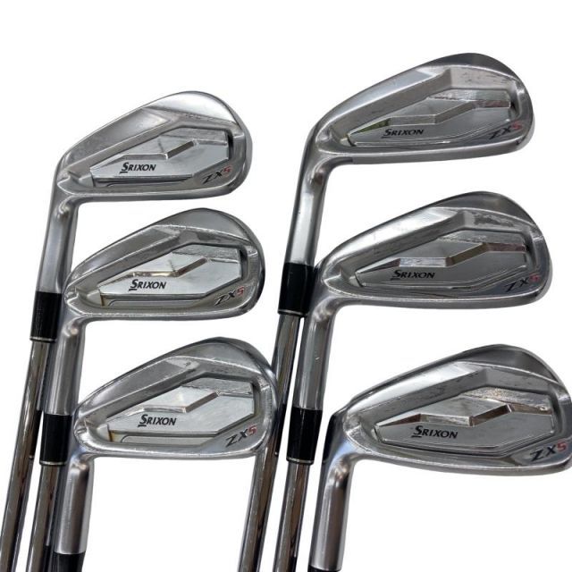 【中古】 ダンロップ SRIXON ZX5 6S レフティ アイアンセット IR NS PRO 950GH D.S.T (フレックスS) メンズ 男性用 左利き レフティ 左用 Cランク ゴルフクラブ