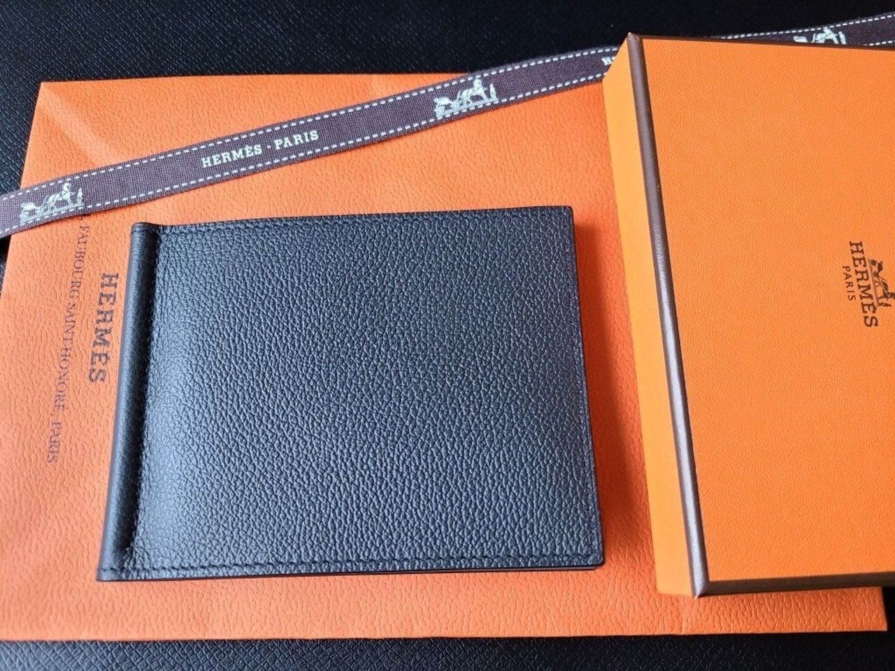 HERMES【新品未使用品】Poker Compact wallet Bill clip