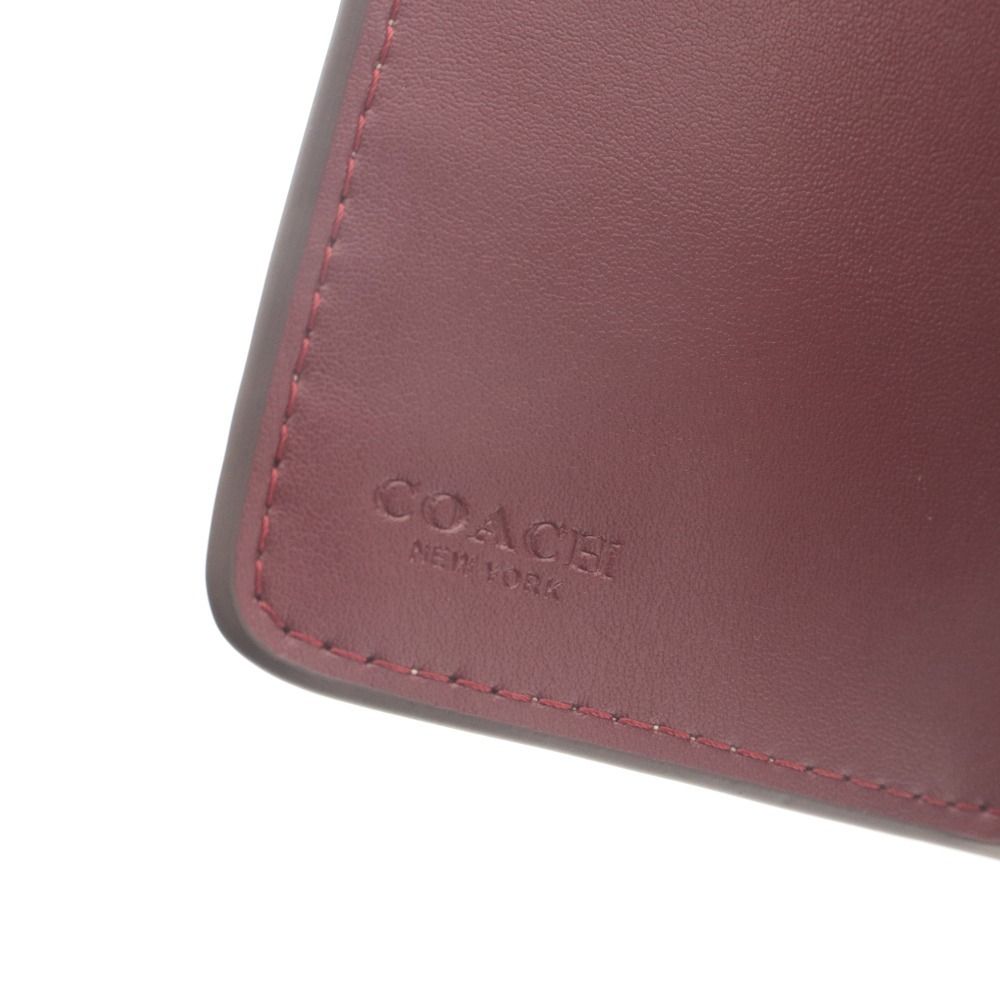 □ COACH コーチ 二つ折り財布 ミディアム コーナー ジップ ウォレット