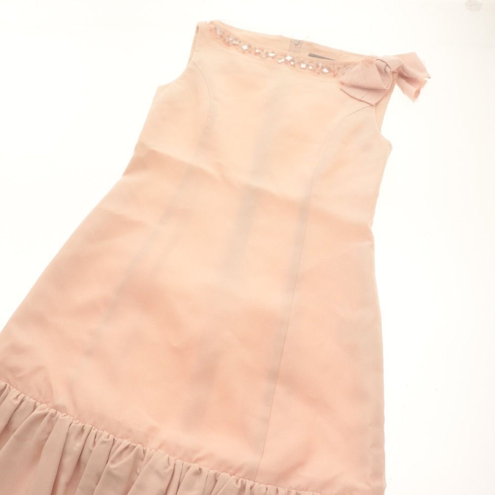 □ FOXY フォクシー ワンピース ドレス ノースリーブ ひざ丈 トップス