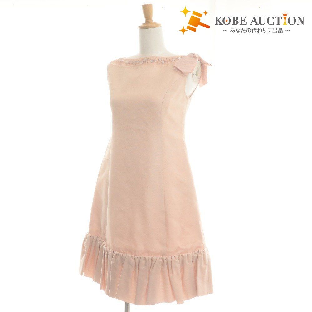 □ FOXY フォクシー ワンピース ドレス ノースリーブ ひざ丈 トップス