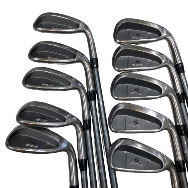 【中古】 テーラーメイド Taylor Made 200 10S アイアンセット IR Lite GRAPHITE (フレックスS) メンズ 男性用 右利き 右用 Cランク ゴルフクラブ