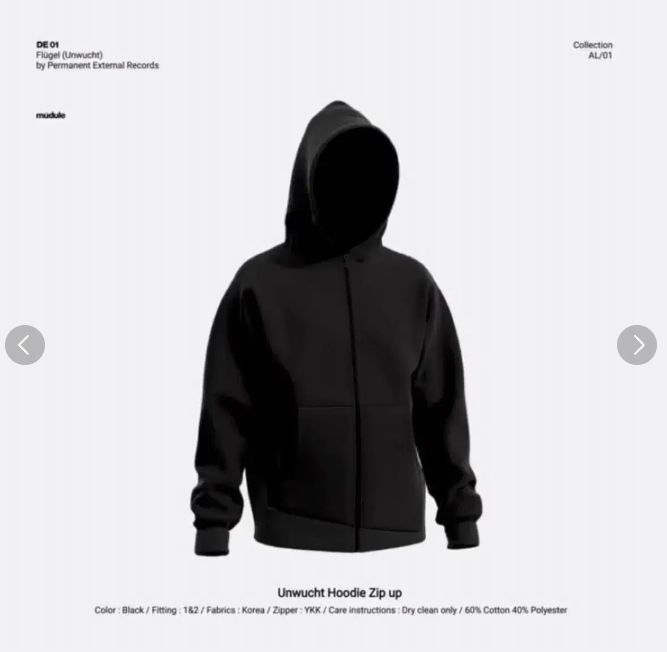 MUDULE フードジップアップ 初回版