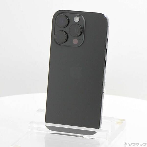ソフマップ 〔中古品〕 iPhone16 Pro 128GB ブラックチタニウム FYMV3J／A SIMフリー【262】