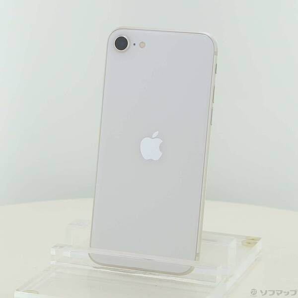 ソフマップ 〔中古品〕 iPhone SE 第3世代 64GB スターライト MMYD3J／A SIMフリー【297】