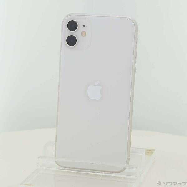 ソフマップ 〔中古品〕 iPhone11 64GB ホワイト MWLU2J／A SIMフリー【349】