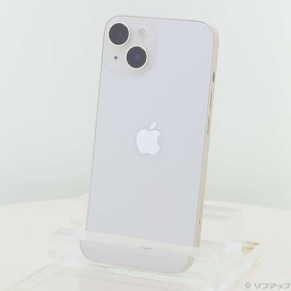 ソフマップ 〔中古品〕 iPhone14 128GB スターライト MPUQ3J／A SIMフリー【349】