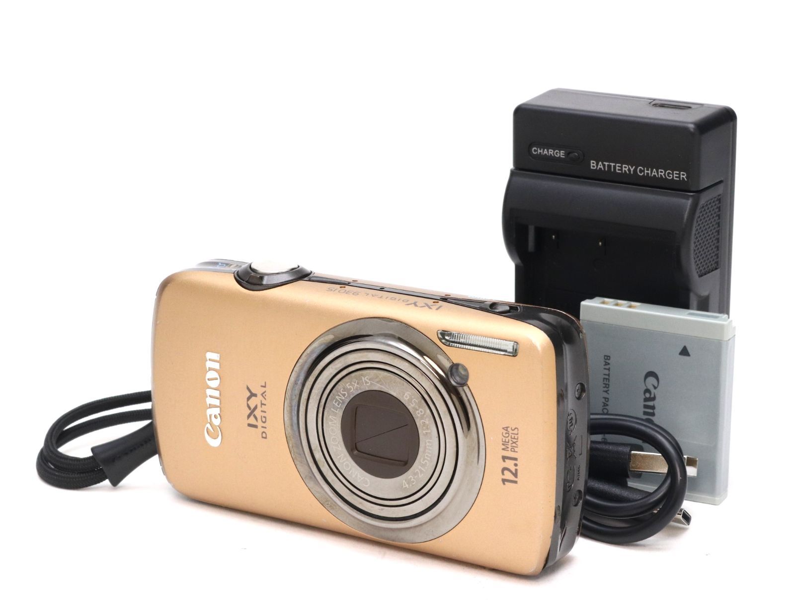 B+ (並品) Canon キヤノン IXY DIGITAL 930 IS ブラウン 初期不良返品対 66-178