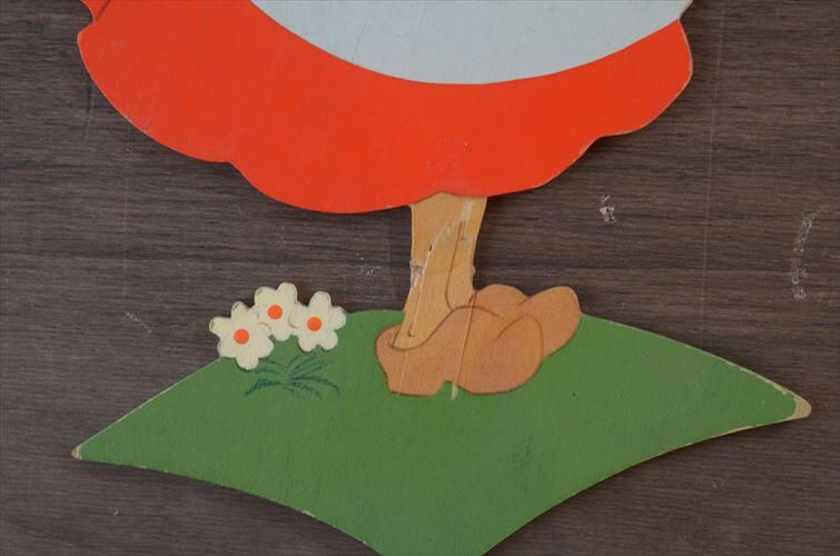 送料無料】西ドイツ製 Mertens kunst かわいい女の子の 木製 壁掛け