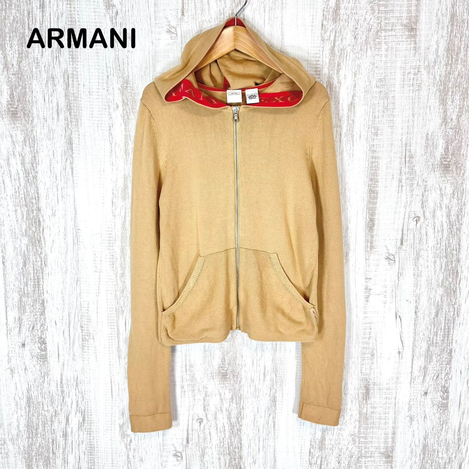 A|X ARMANI EXCHANGE アルマーニエクスチェンジ ロゴ ニット ジップ