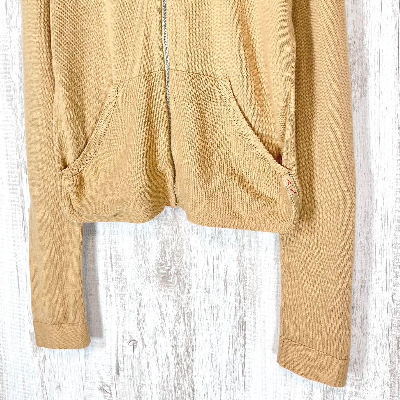 A|X ARMANI EXCHANGE アルマーニエクスチェンジ ロゴ ニット ジップ