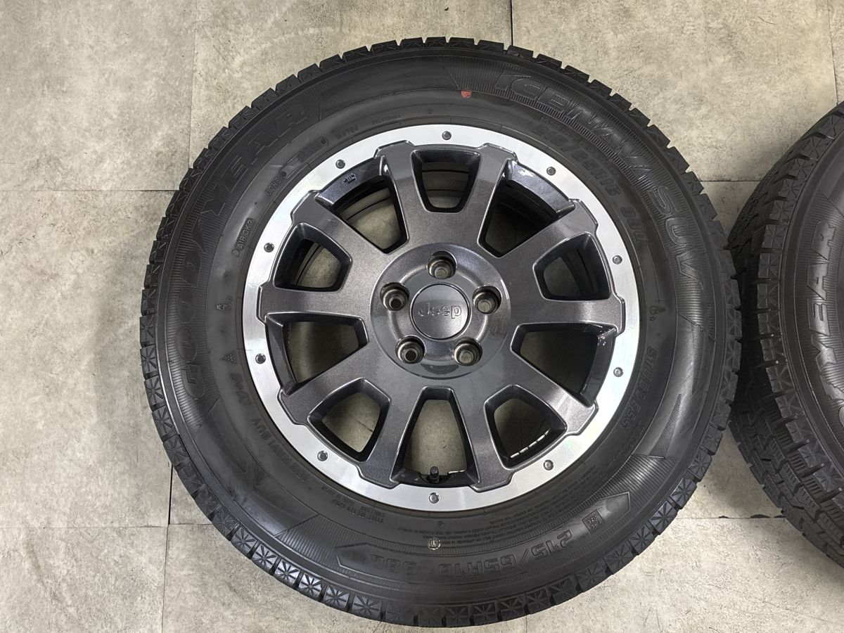 美品】JEEP ジープ レネゲード 純正 16in 6.5J +35 PCD110
