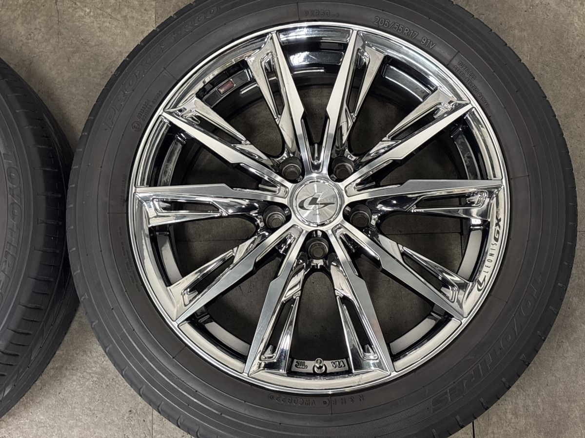 人気メーカー】Weds レオニス GX 17in 7J +42 PCD114.3 トーヨー