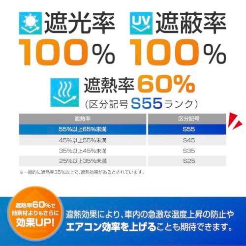 セイワ(SEIWA) 高遮熱 サンシェード 車種専用 トヨタ ヴォクシー ノア (90系) 専用 放射冷却素材 ラディクール 生地使用 ポップアップ サンシェード IMP377 フロント用 取り付け簡単 日よけ UVカット率100%以上 遮光 30c57511