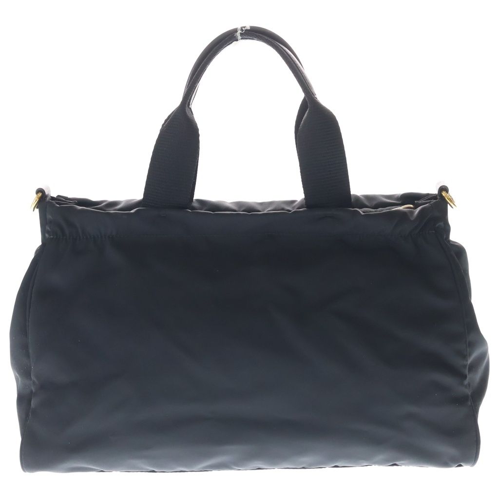 PRADA (プラダ) トライアングルロゴ ナイロン ゴールド金具 2WAY