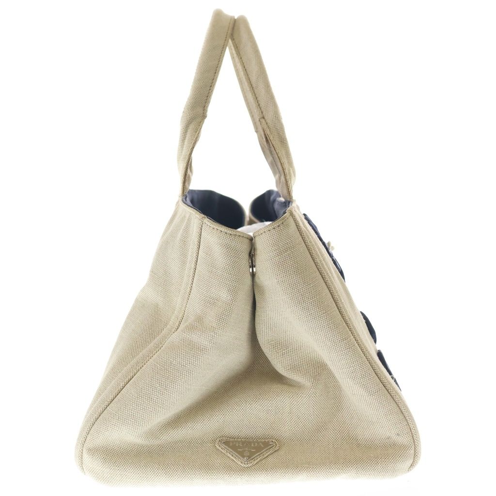 専用PRADA/カナパ/フラワー PRADA (プラダ) カナパ フラワーアップリケ トートバッグ ハンドバッグ