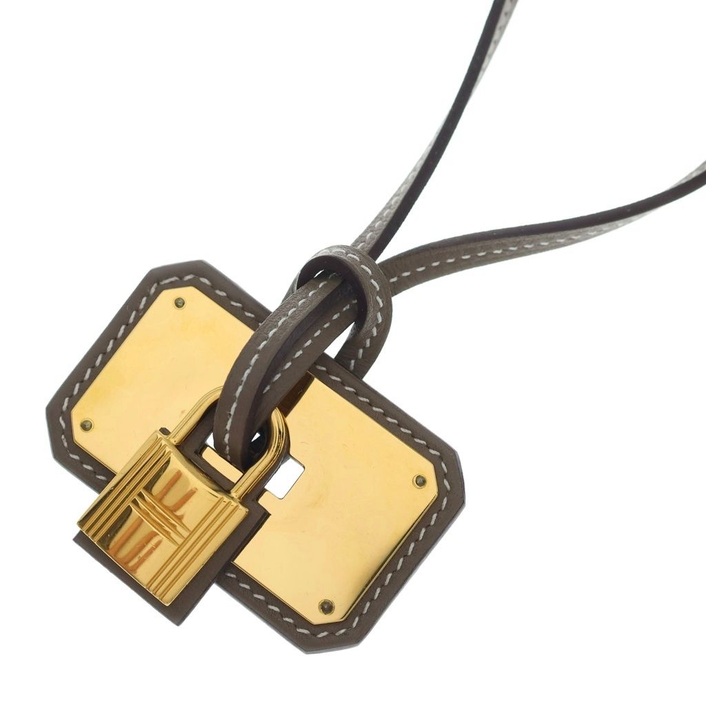 HERMES (エルメス) オーケリーGM ネックレス ゴールド金具 エトゥープ