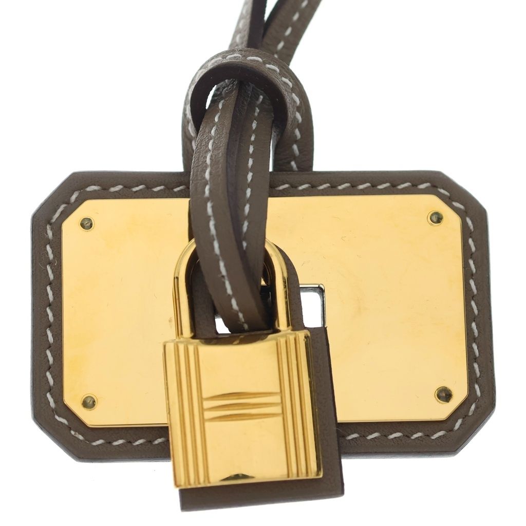 HERMES (エルメス) オーケリーGM ネックレス ゴールド金具 エトゥープ