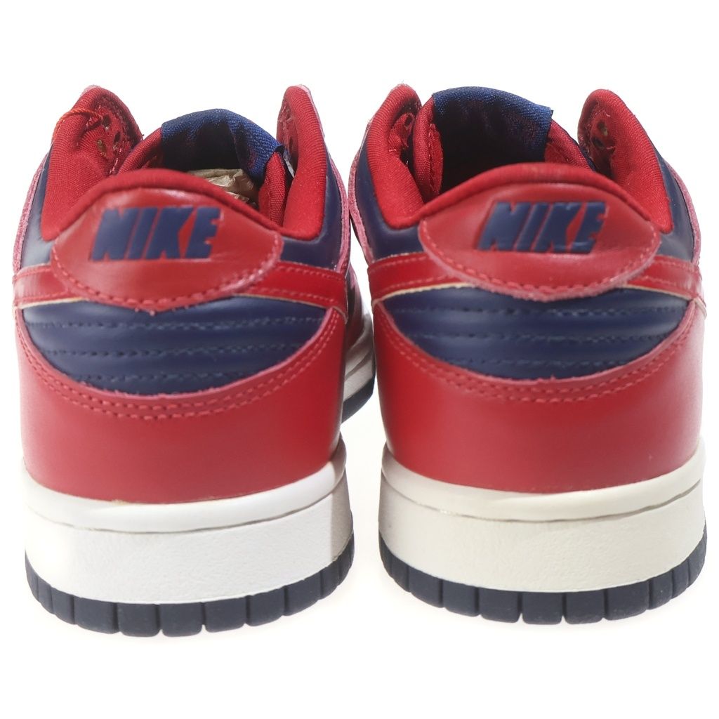 NIKE ナイキ 【観賞用 1999年製】 DUNK LOW MIDNIGHT ダンク ミッドナイト ローカットスニーカー レッド/ネイビー US8.5/26.5cm 630358-461 NIKE (ナイキ) 【観賞用 1999年製】 DUNK LOW MIDNIGHT ダンク