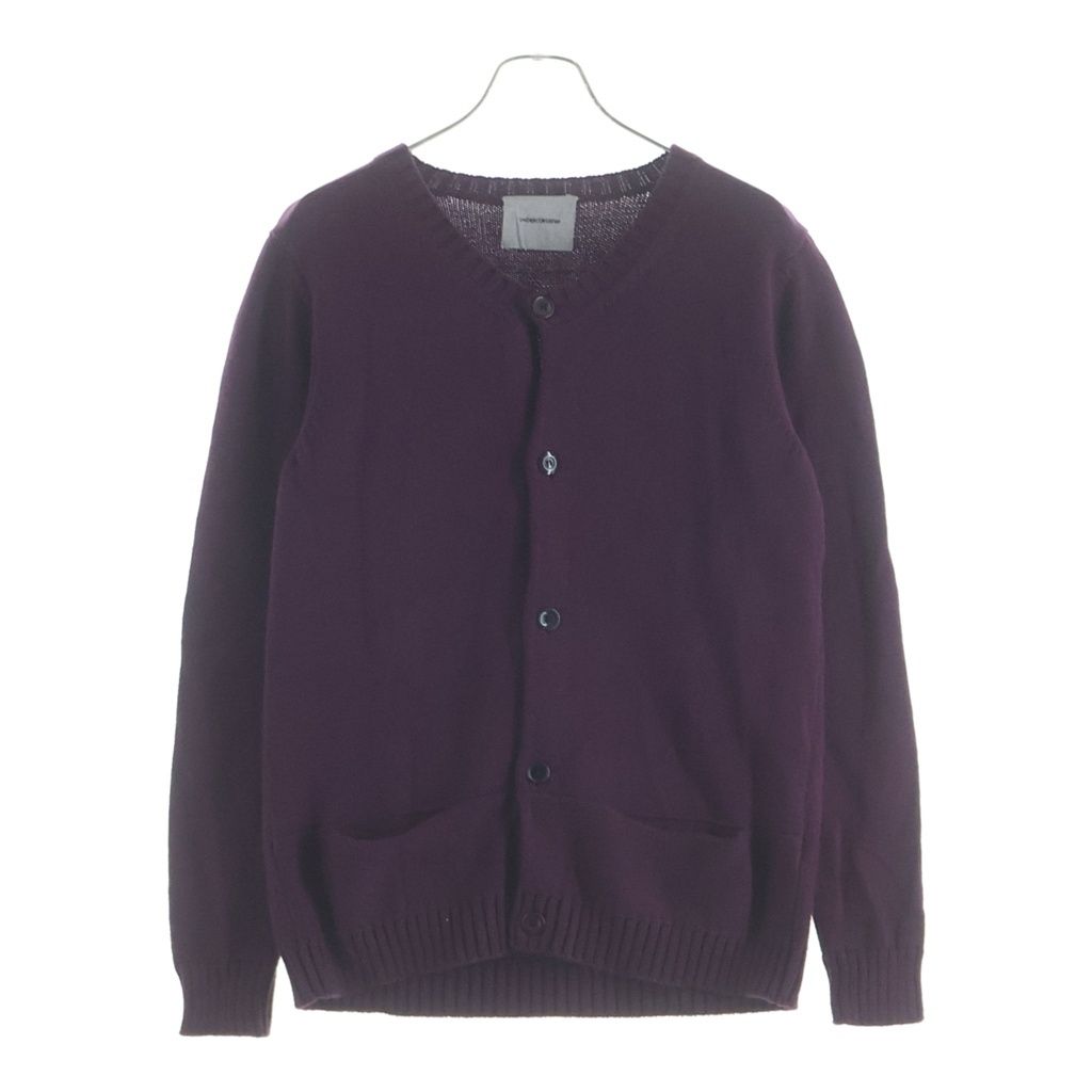 UNDERCOVER (アンダーカバー) 12AW ハイゲージ コットン ニットカーディガン レッド J4904