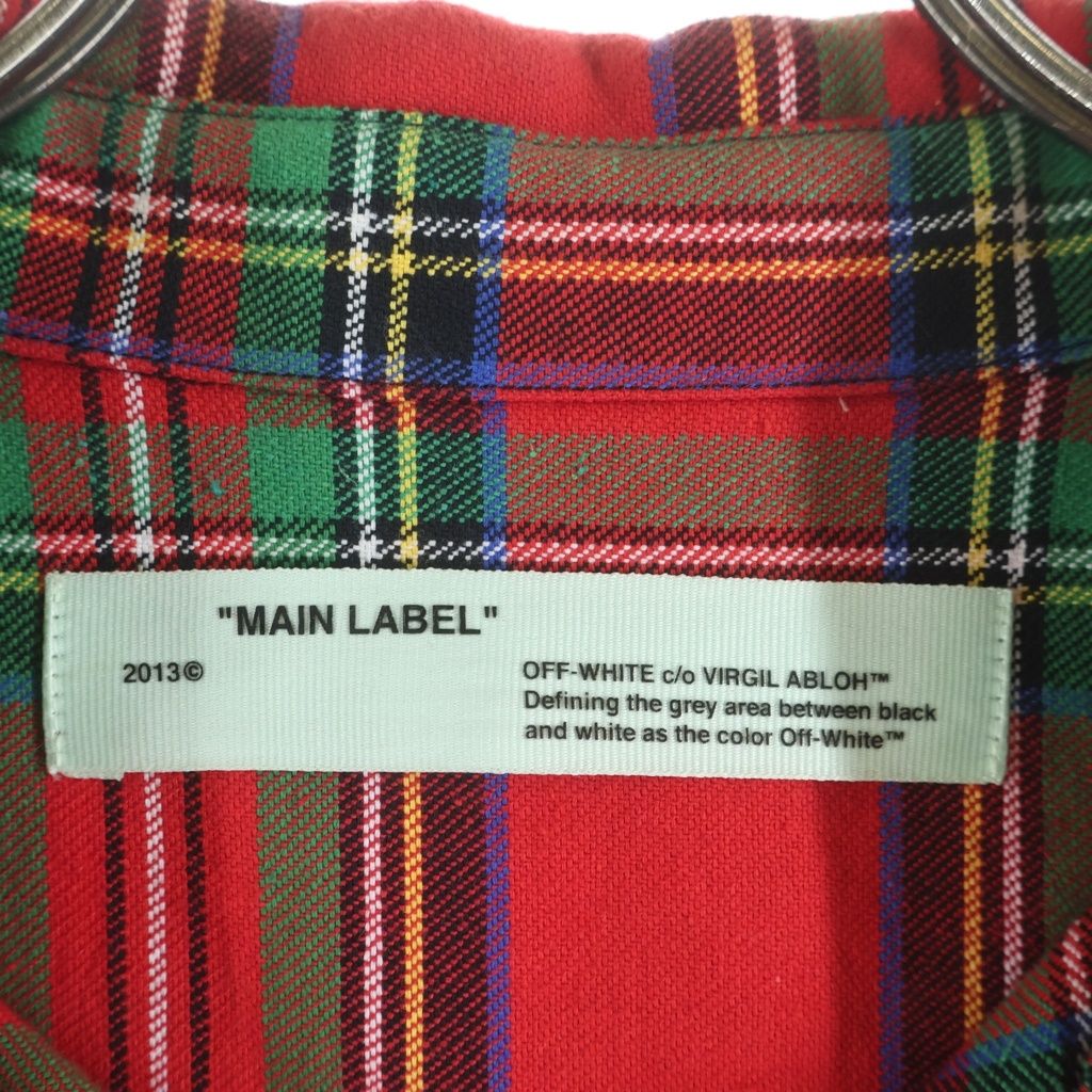 OFF-WHITE (オフホワイト) 18SS Flannel Check Shirt ダイアゴナル