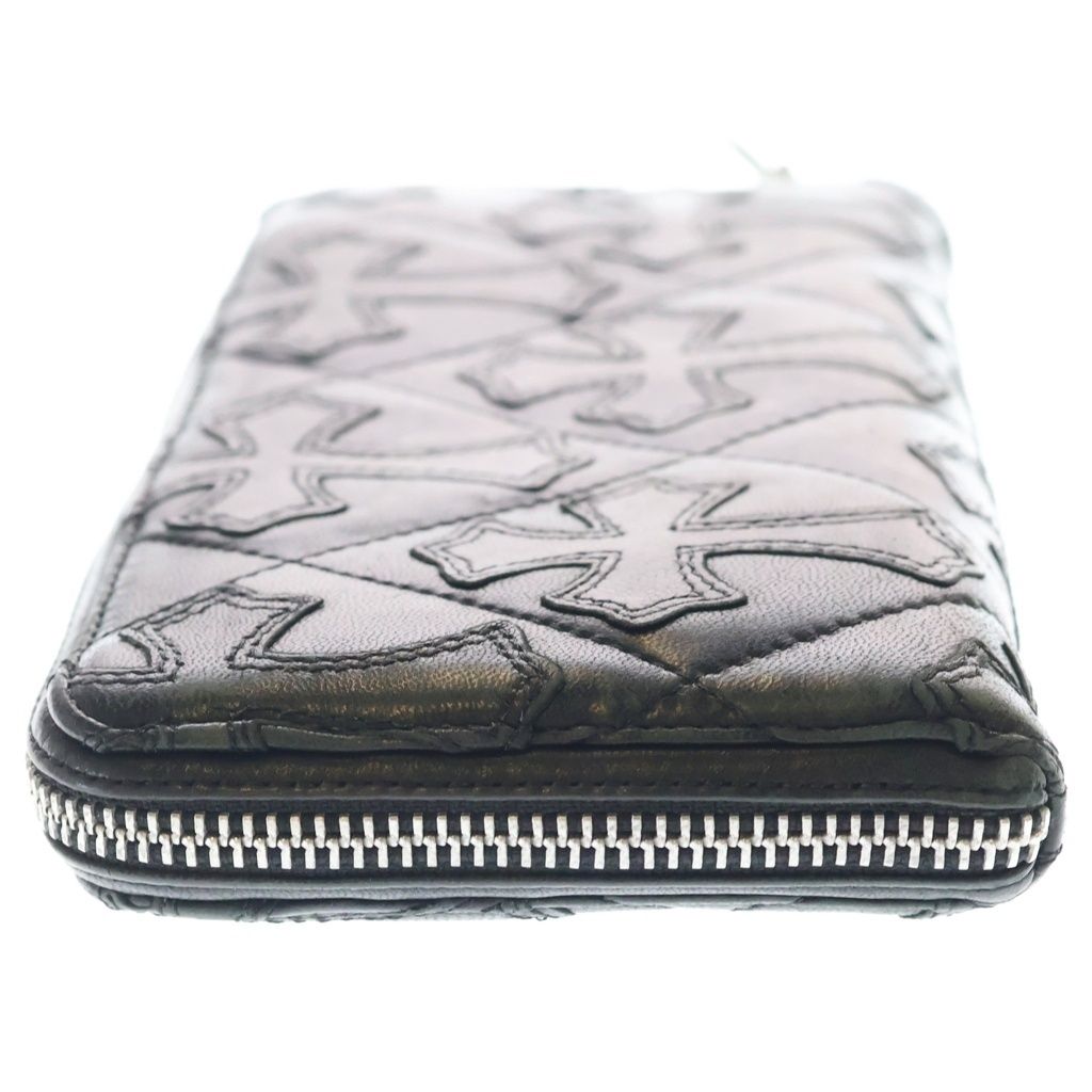 CHROME HEARTS (クロムハーツ) REC F ZIP QUILTED WALLET セメタリー