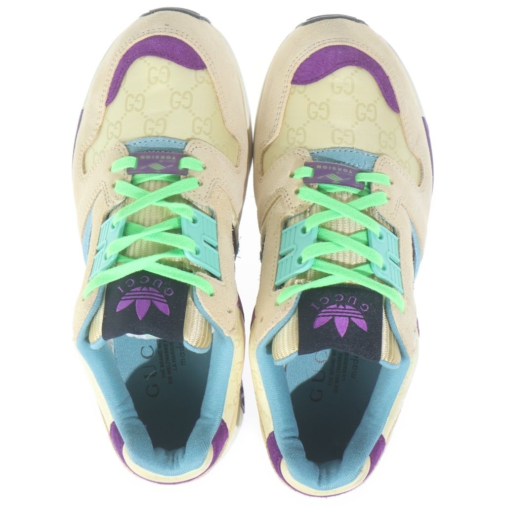 GUCCI (グッチ) x adidas ZX 8000 GGモノグラム ローカットスニーカー