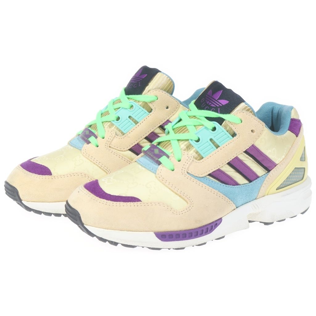 GUCCI (グッチ) x adidas ZX 8000 GGモノグラム ローカットスニーカー
