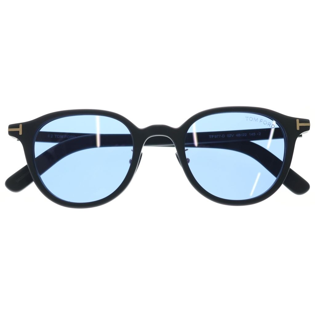TOM FORD (トムフォード) TF977-D アジアンフィット ウェリントンフレーム カラーレンズ サングラス メガネ ブラック/ブルー 25,153円