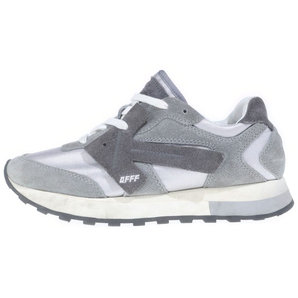 メンズ off-white スニーカー 白 グレー