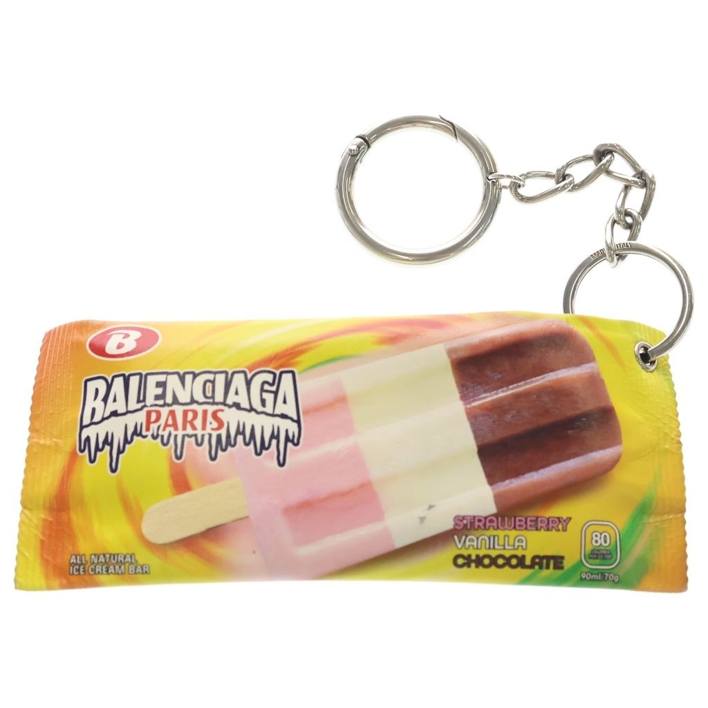 BALENCIAGA (バレンシアガ) KEYRING SNACK POUCH キーリングチャーム