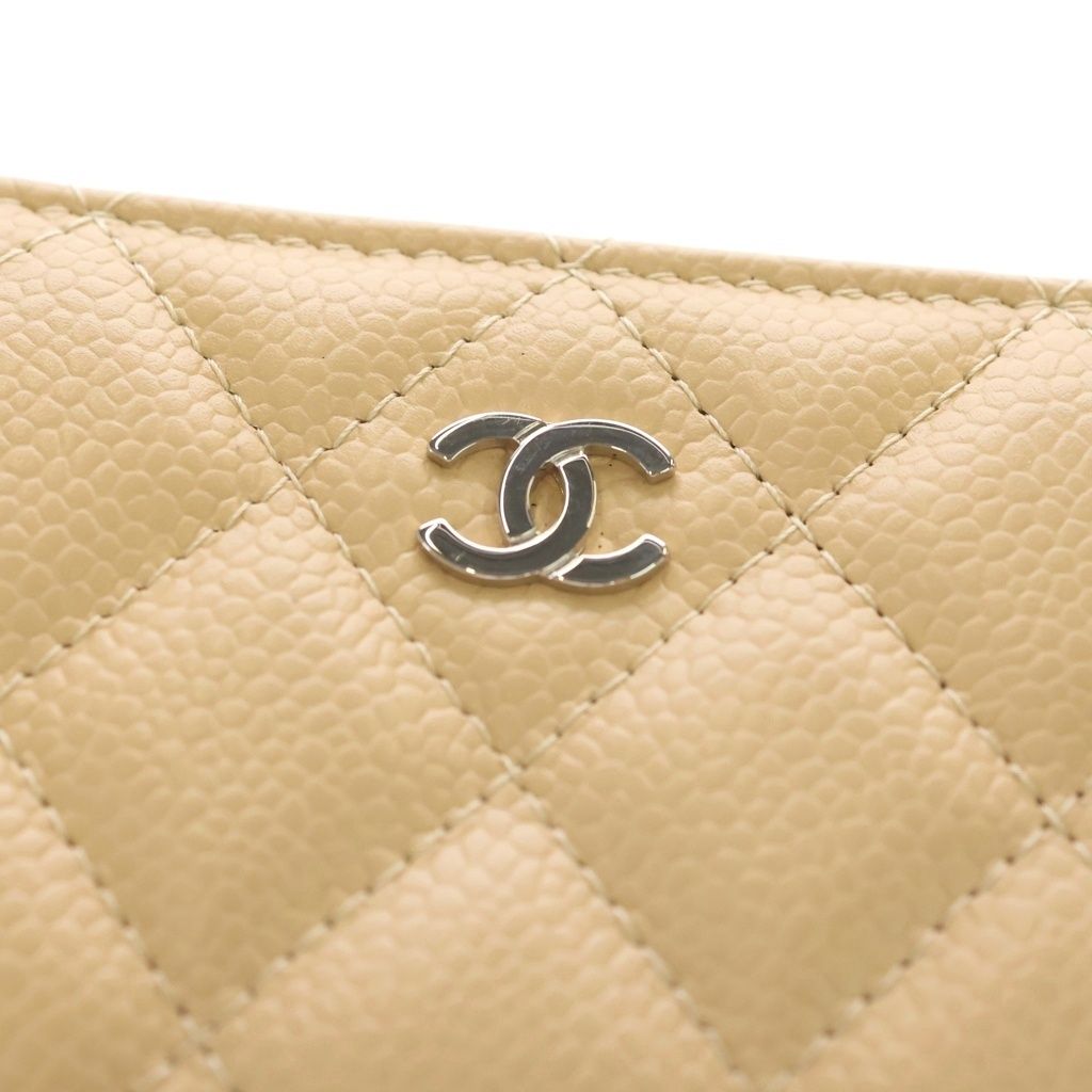 CHANEL (シャネル) マトラッセ クラシックジップコインケース ミニ財布