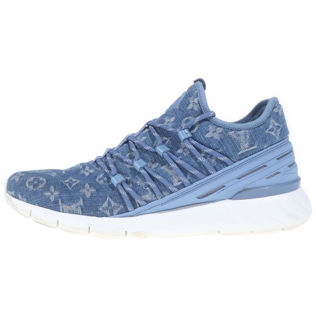 LOUIS VUITTON (ルイヴィトン) Fastlane Line Sneaker ファーストレーンライン ローカットスニーカー モノグラム ブルー