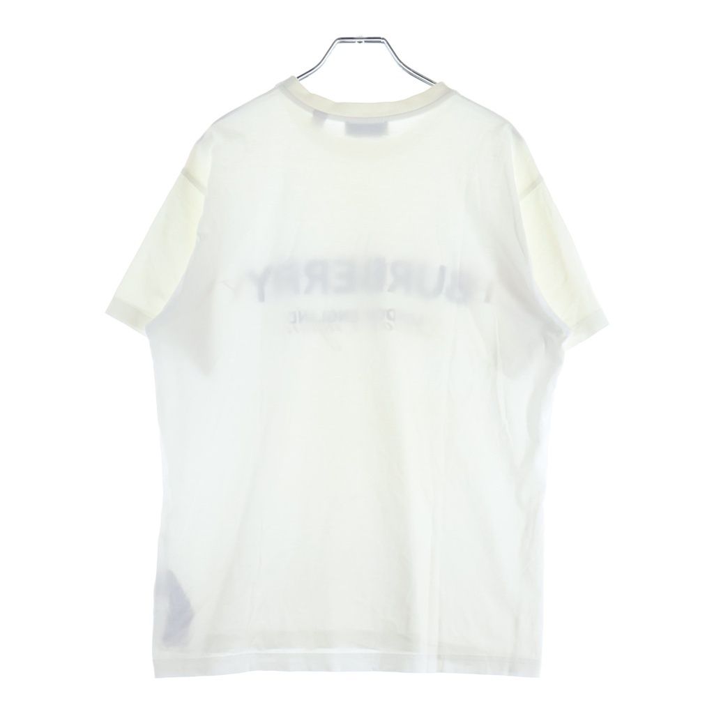 BURBERRY (バーバリー) フロントロゴプリント クルーネック 半袖T