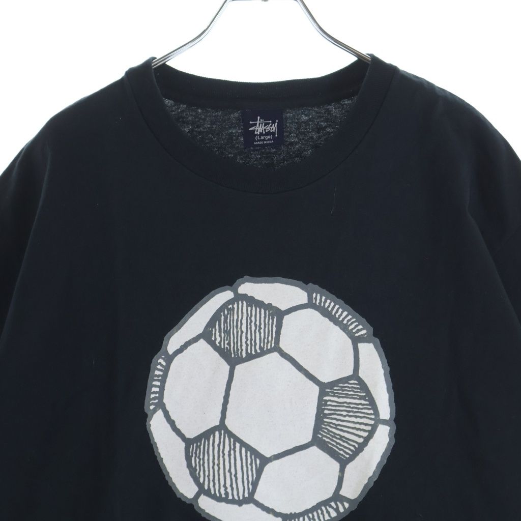 STUSSY (ステューシー) 90SS WORLD LEAGUE ロゴプリント Tシャツ