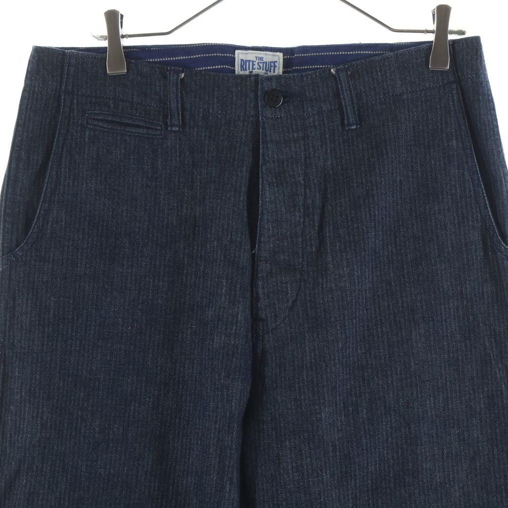 NO BRAND (ノーブランド) 【THE RITE STUFF】 WORK PANTS 10oz DEENIM