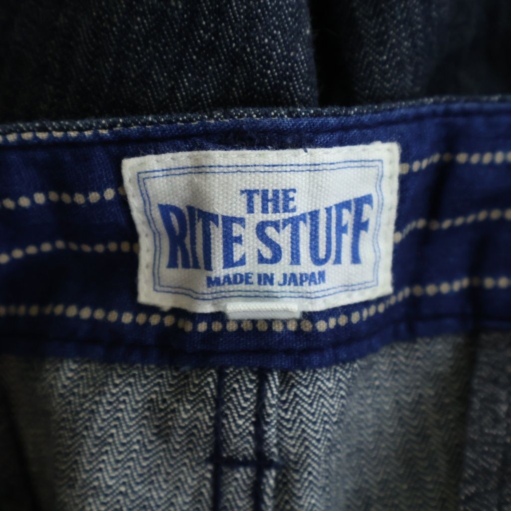NO BRAND (ノーブランド) 【THE RITE STUFF】 WORK PANTS 10oz DEENIM