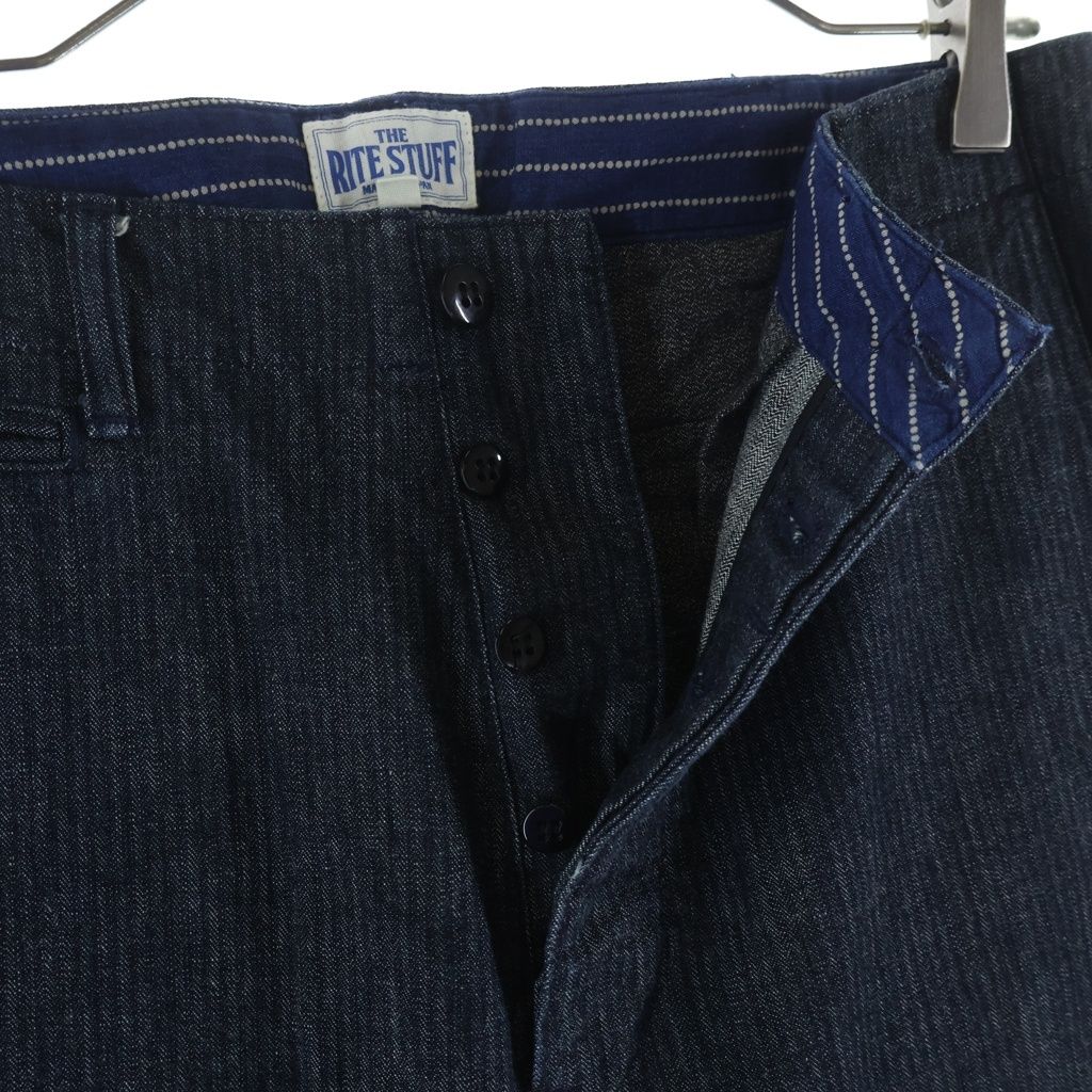 NO BRAND (ノーブランド) 【THE RITE STUFF】 WORK PANTS 10oz DEENIM