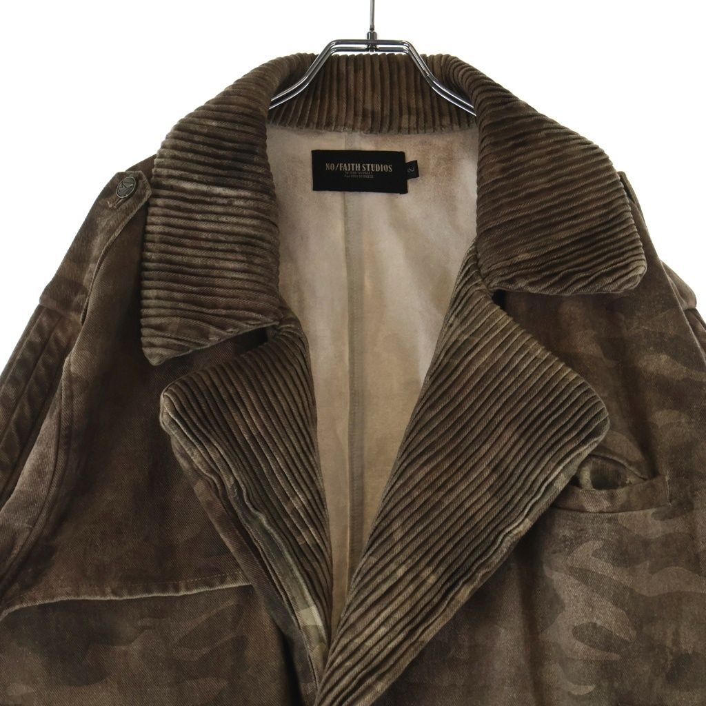 NO/FAITH STUDIOS (ノーフェイスストゥディオス) DENIM NFS CAMO COAT