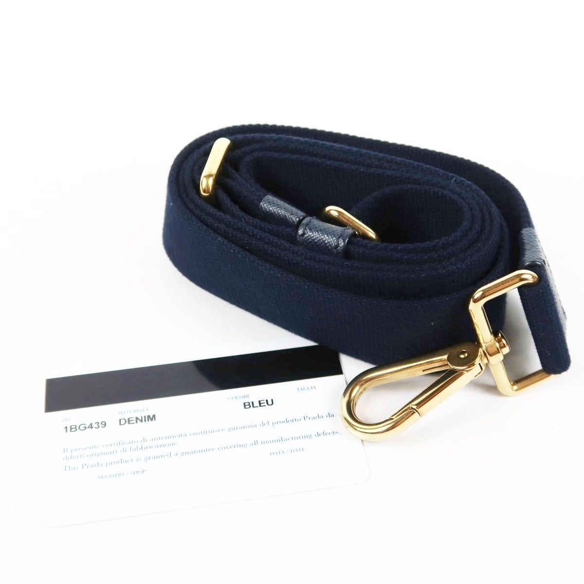 美品】PRADA プラダ カナパ デニム 2WAYショルダー ハンドバッグ