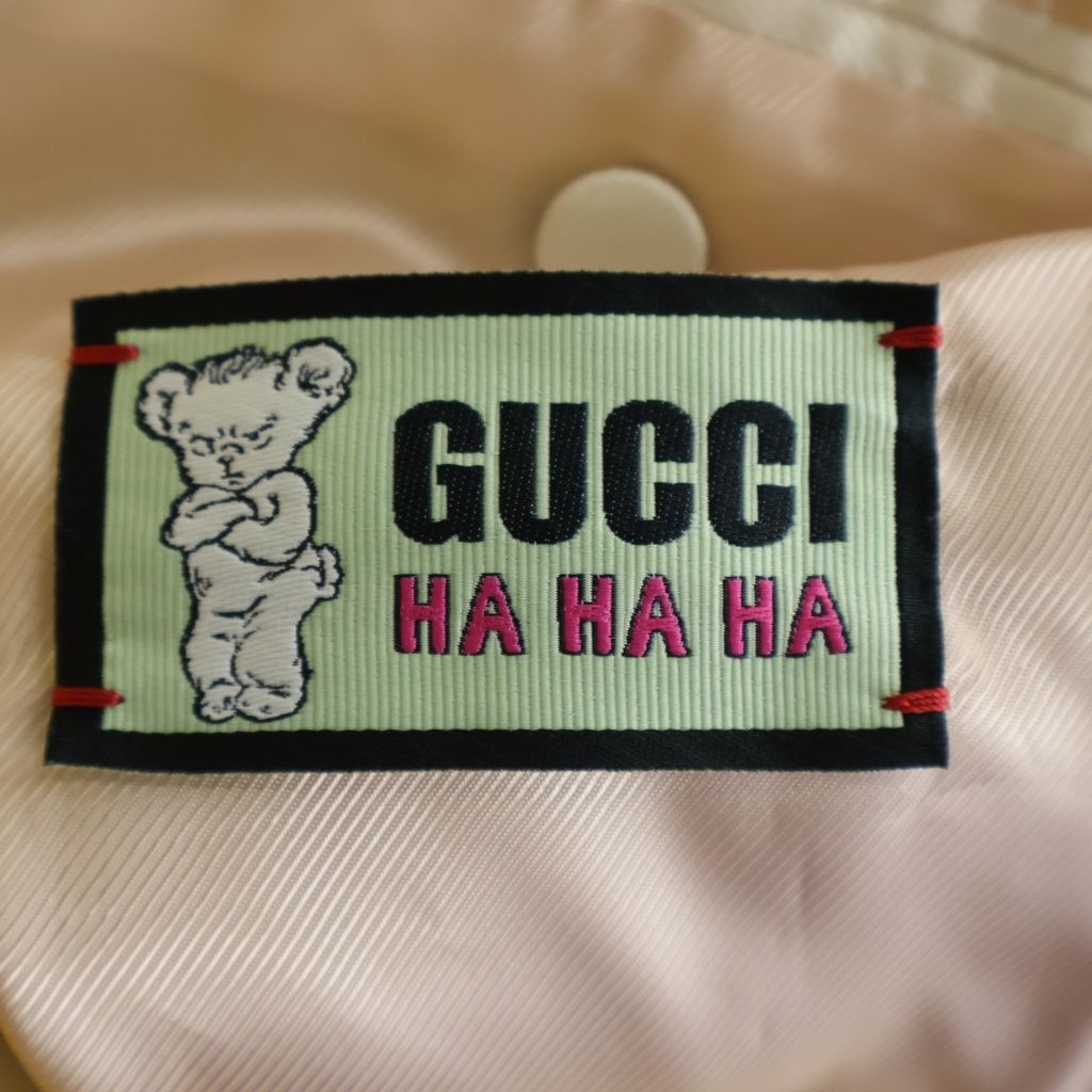 GUCCI (グッチ) □HA HA HA gingham jacket ダブルテーラード