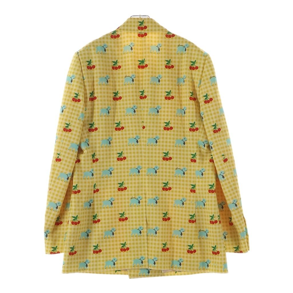 GUCCI (グッチ) □HA HA HA gingham jacket ダブルテーラード