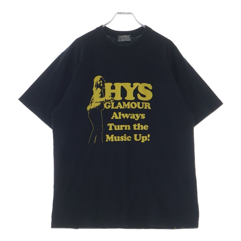 HYSTERIC GLAMOUR (ヒステリックグラマー) ■半袖Tシャツ #L 黒
