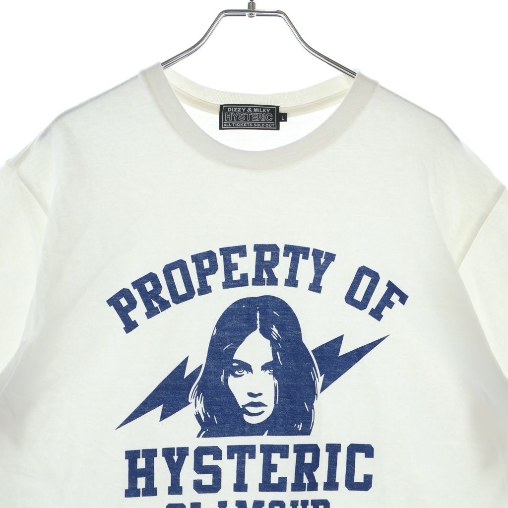 HYSTERIC GLAMOUR (ヒステリックグラマー) □半袖Tシャツ #L 白 - メルカリ