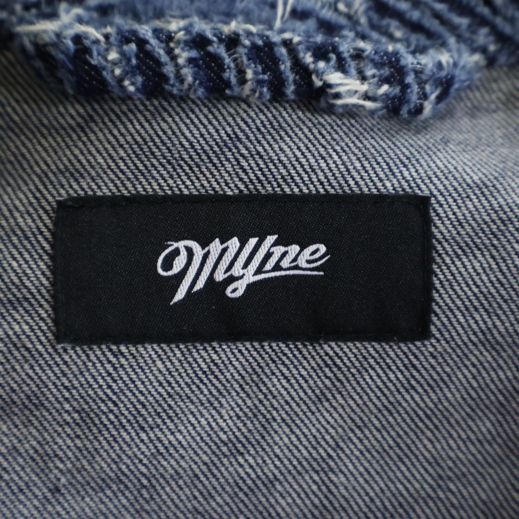 MYne (マイン) 23SS Wave Denim Jacket ウェーブデニムジャケット