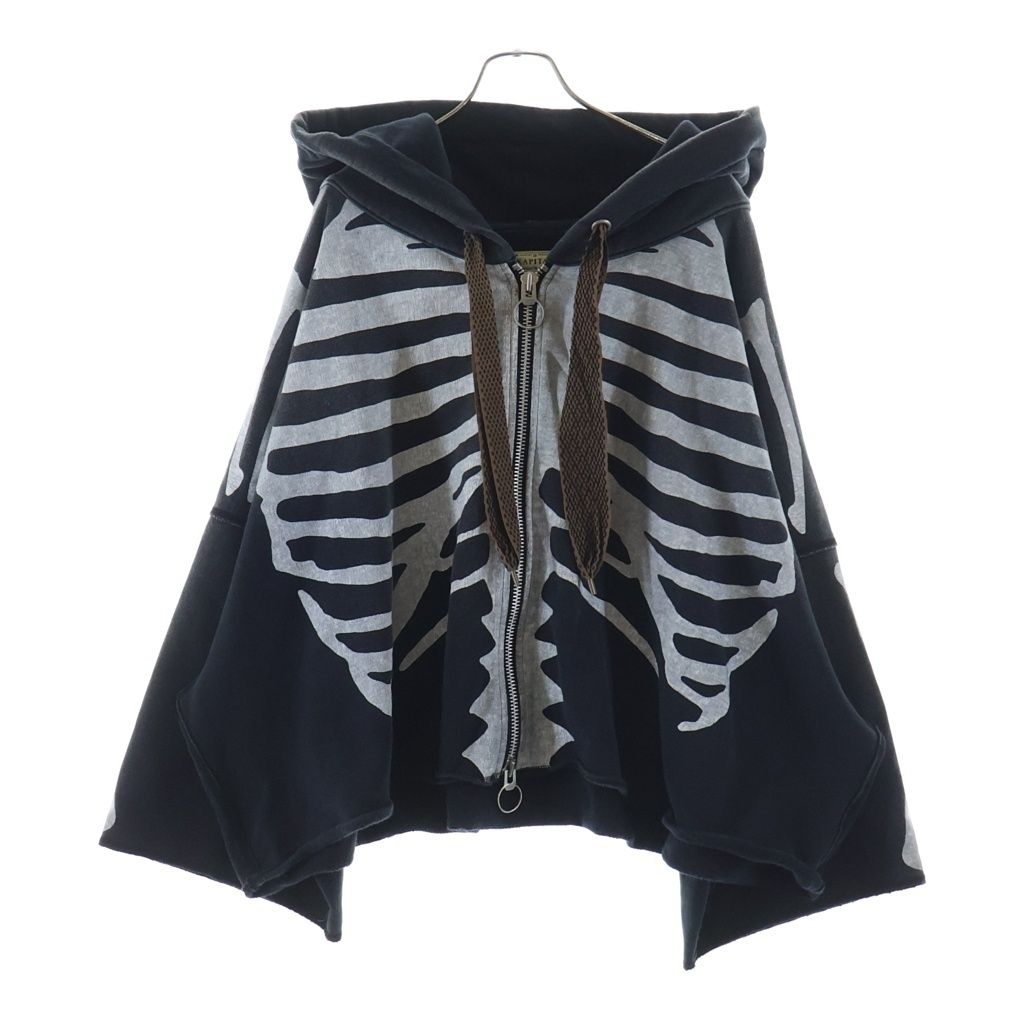 KAPITAL (キャピタル) 25SS Bone Zip Up Hoodie ボーンデザイン ジップアップパーカー グレー K2504LC156 36,394円