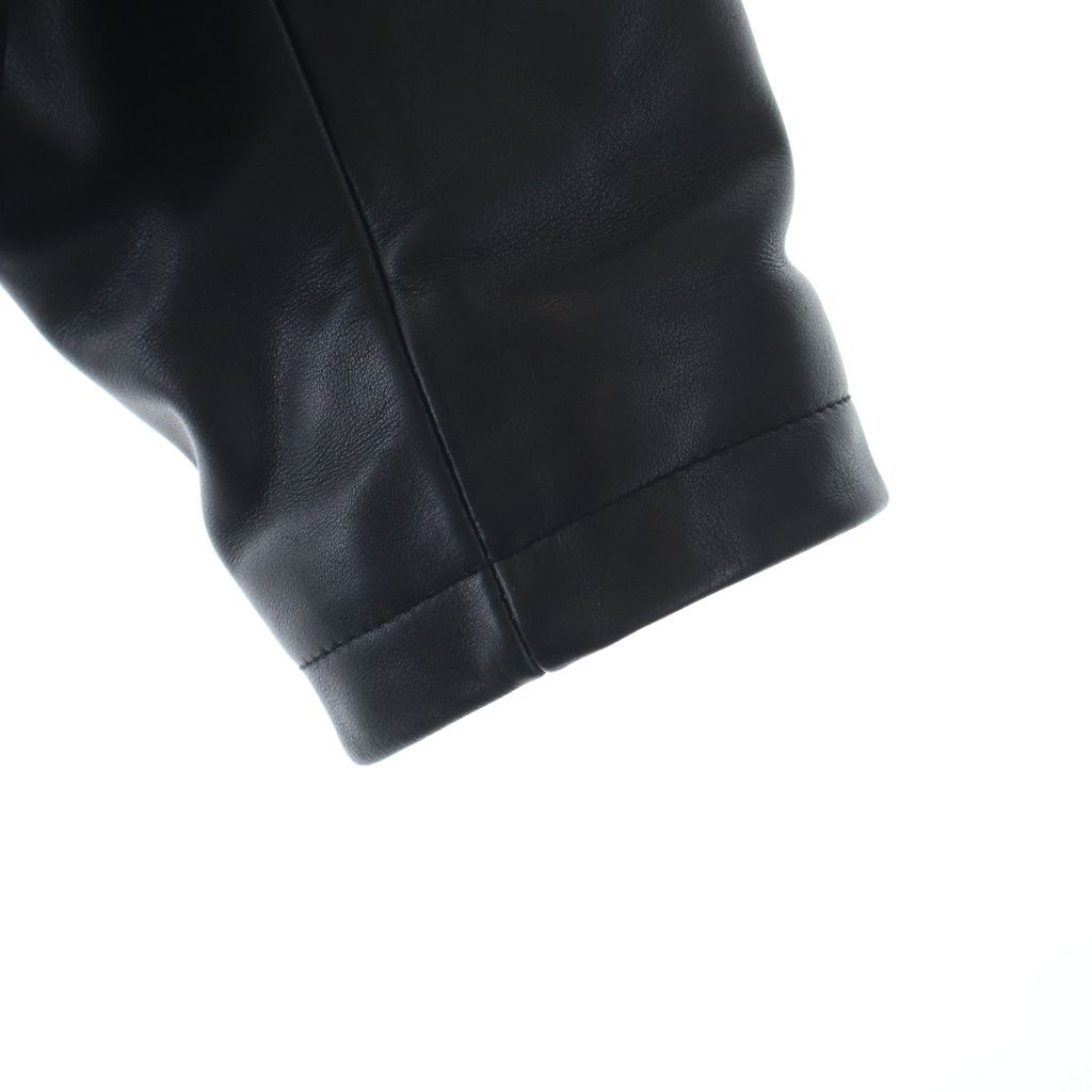 STUSSY (ステューシー) LEATHER BING JACKET カウレザー ロゴエン